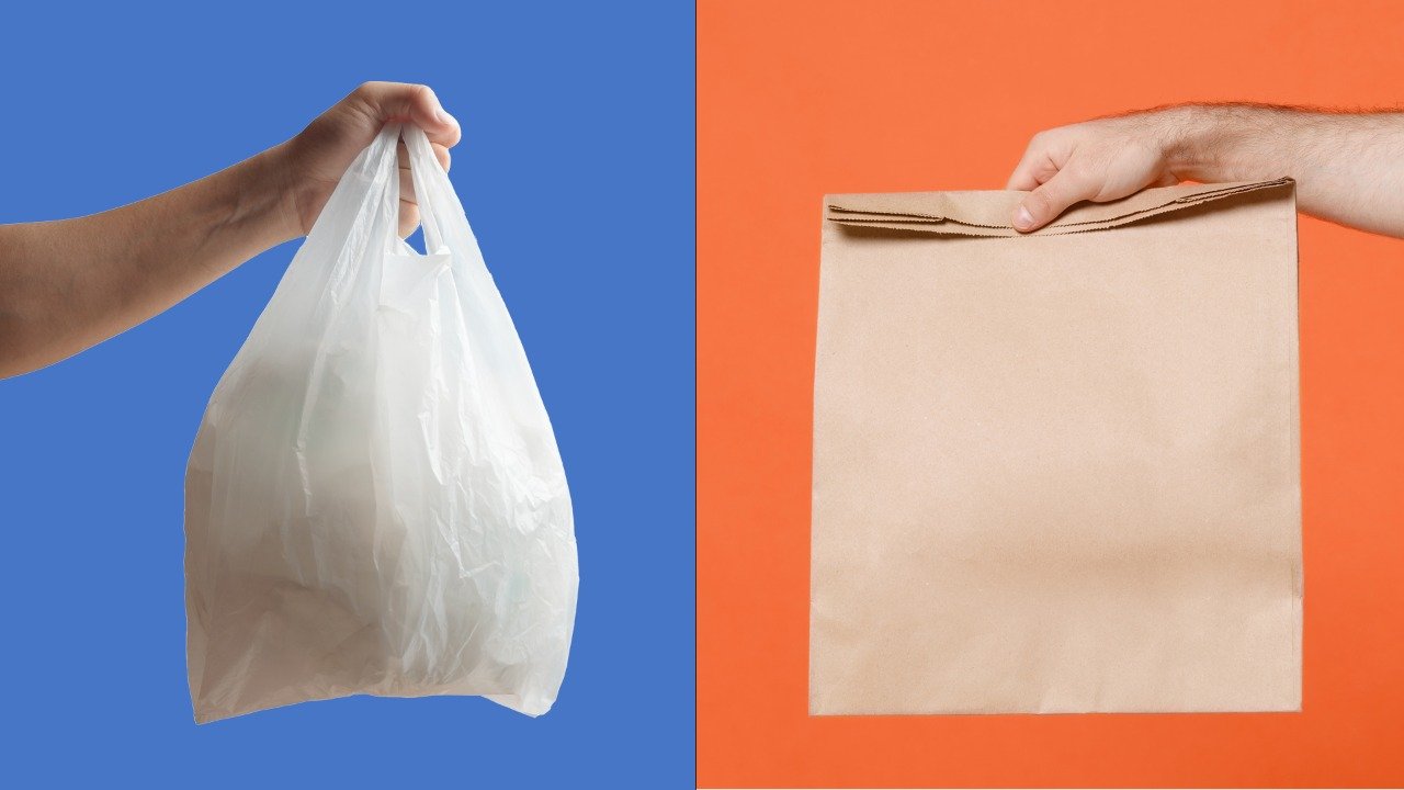 Sacolas de plástico podem cumprir copiosamente melhor nocivas à natureza do que as de papel
