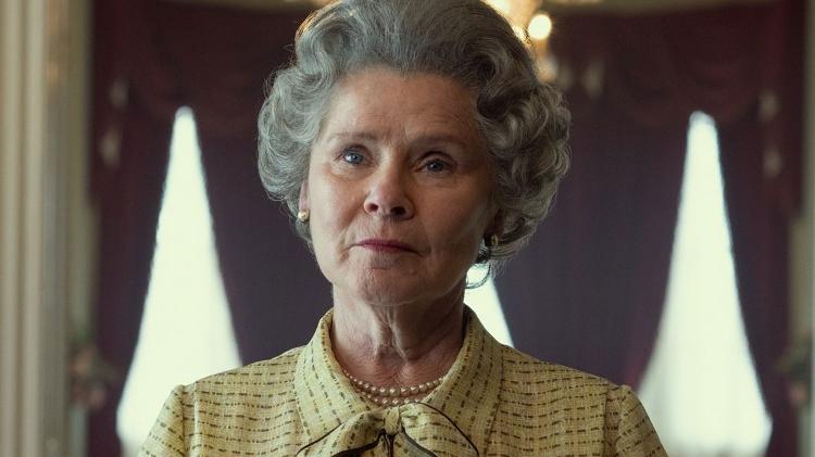 Imelda Staunton vive a rainha Elizabeth 2ª em 'The Crown' - Divulgação/ Netflix - Divulgação/ Netflix