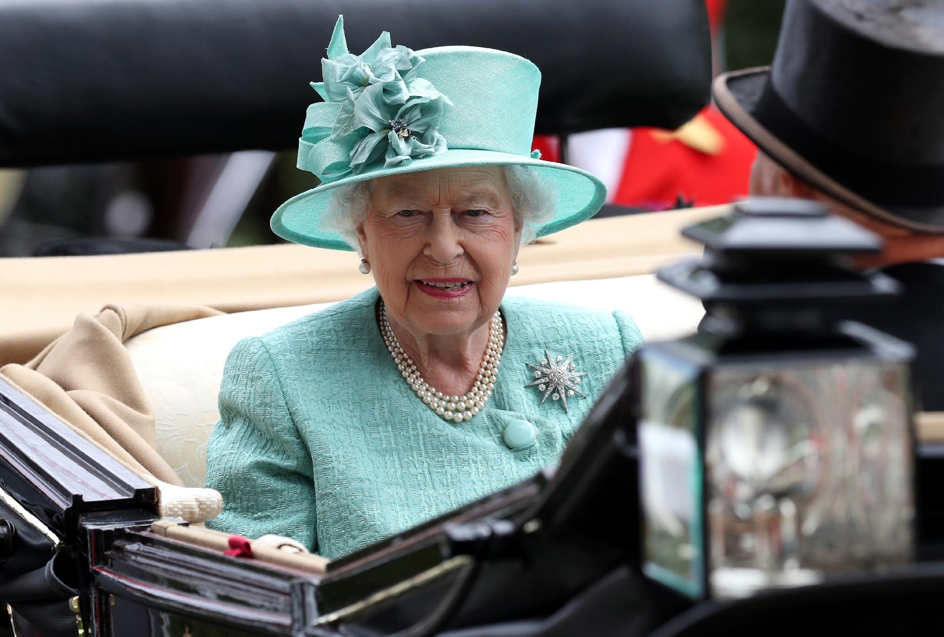 Rainha Elizabeth 2ª em aparição pública em 2017. - Getty Images