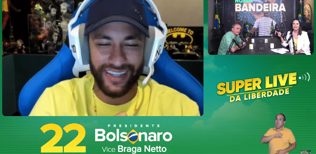 Neymar abre live de Bolsonaro: ‘Seria maravilhoso’ reeleição – 22/10/2022