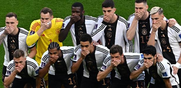 faixa exceto a cabeça: Jogadores da Alemanha entram exceto história do esporte – 23/11/2022
