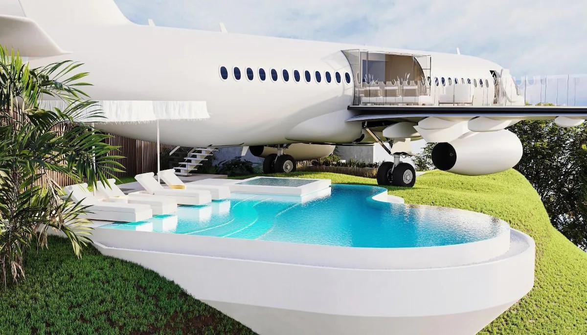 FOTOS: Homem ‘transforma’ Boeing 737 meio hotel de luxo; diária custa R$ 36 mil | Turismo e Viagem