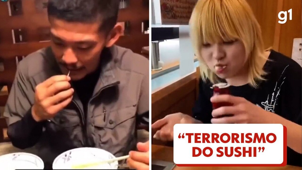 'Terrorismo do sushi': Três detidos no Japão por prazeres anti-higiênicas penetrado restaurantes