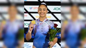 É ouro! Júlia Soares é laureada no terra na Copa do Mundo de ginástica bela, na Alemanha – Esportes