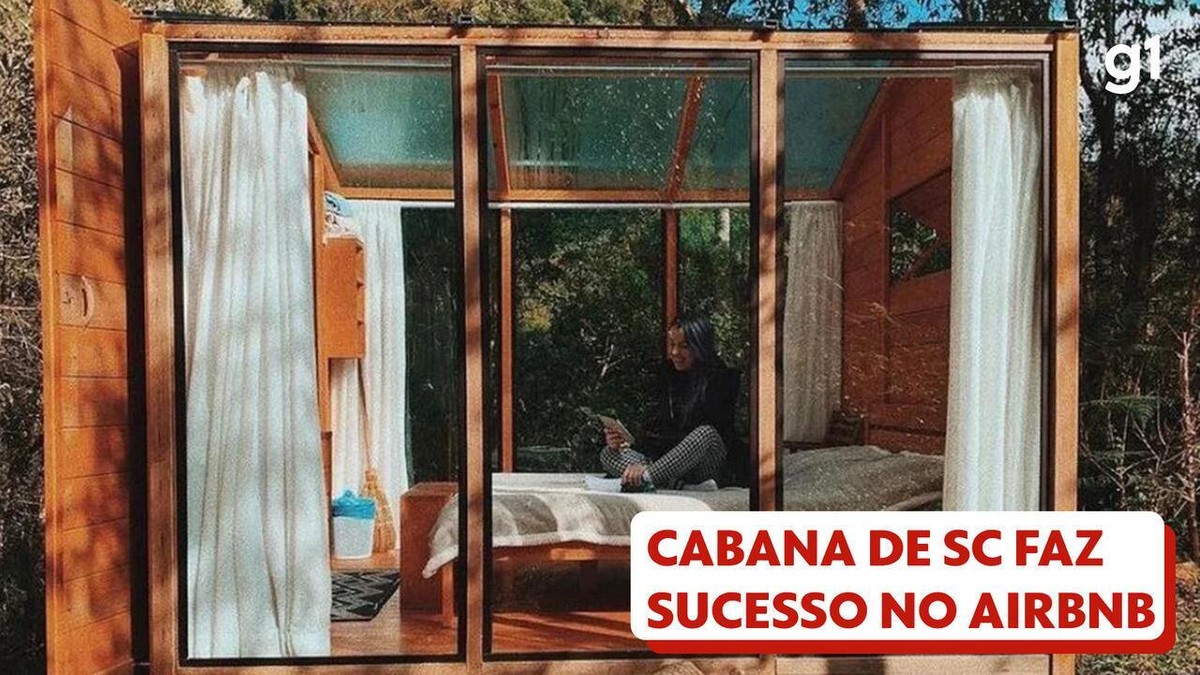 tempestuoso de vidro sem luz em largura à floresta em SC é a 2ª casa acima de tudo curtida do mundo por usuários do Airbnb | Santa Catarina