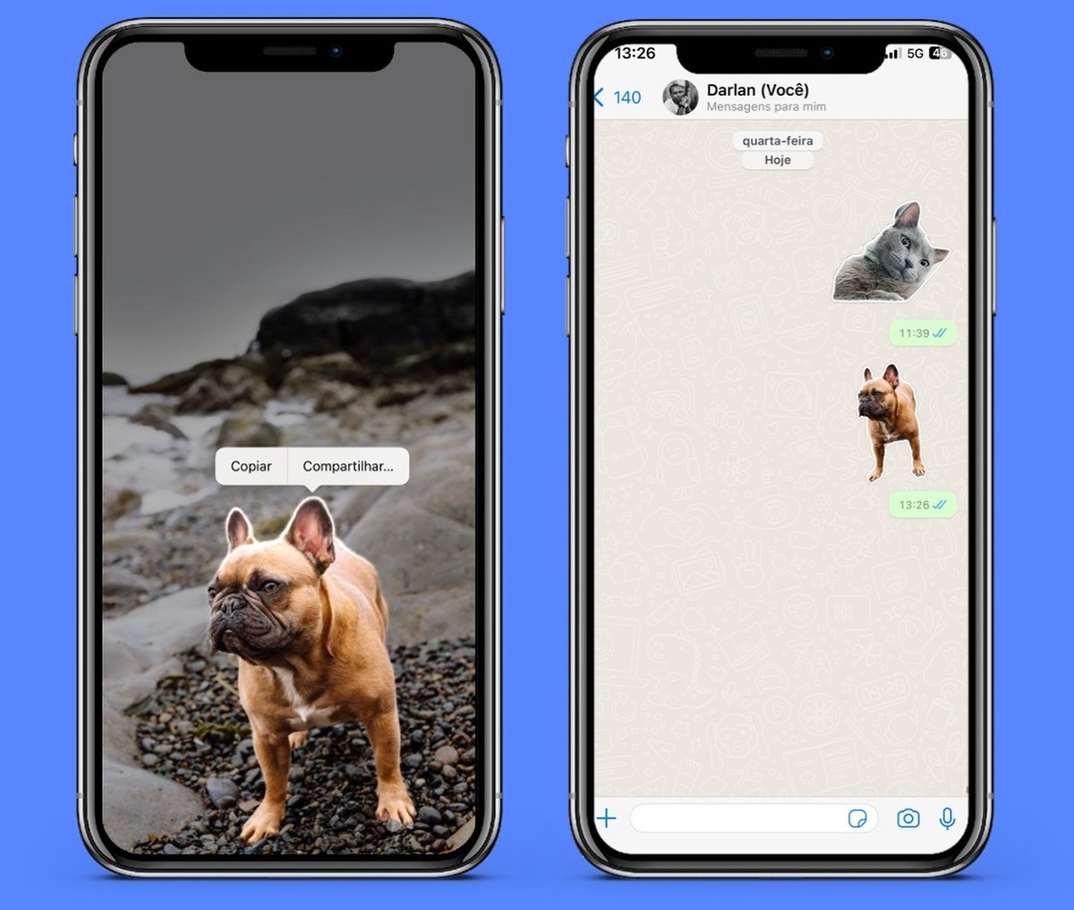 Figurinhas do WhatsApp: como criar sticker com fotos da galeria do iPhone sem instalar apps