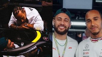 Neymar ‘sofre’ para entrar em carro de Fórmula 1 de Lewis Hamilton; assista ao vídeo – Esportes