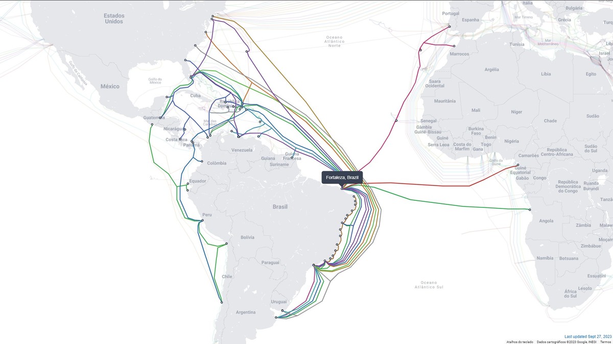 Cabos de internet no mar? Entenda como a internet chega até você e se há risco de uma ação ‘derrubar’ a conexão no Brasil | Tecnologia