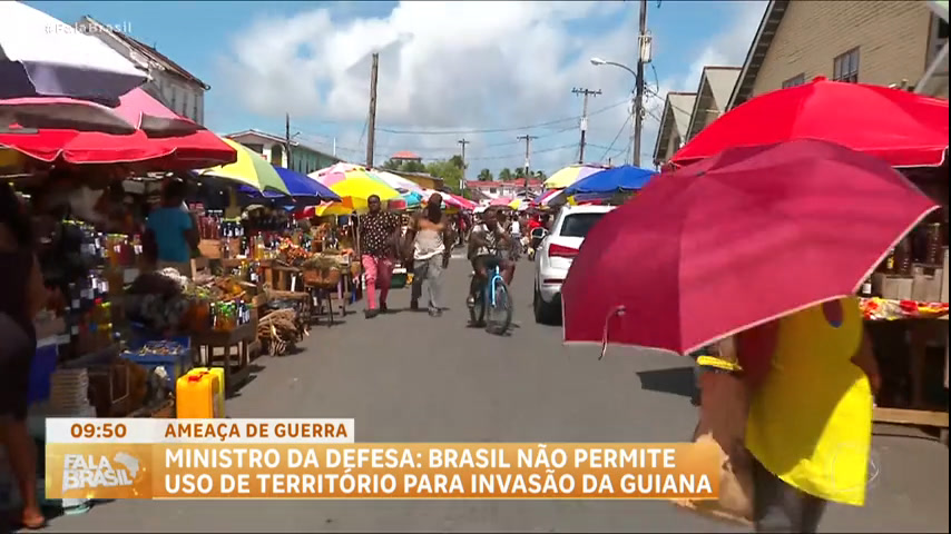 Ministro da Defesa afirma que Brasil não vai permitir que território nacional seja usado para invadir a Guiana – RecordTV