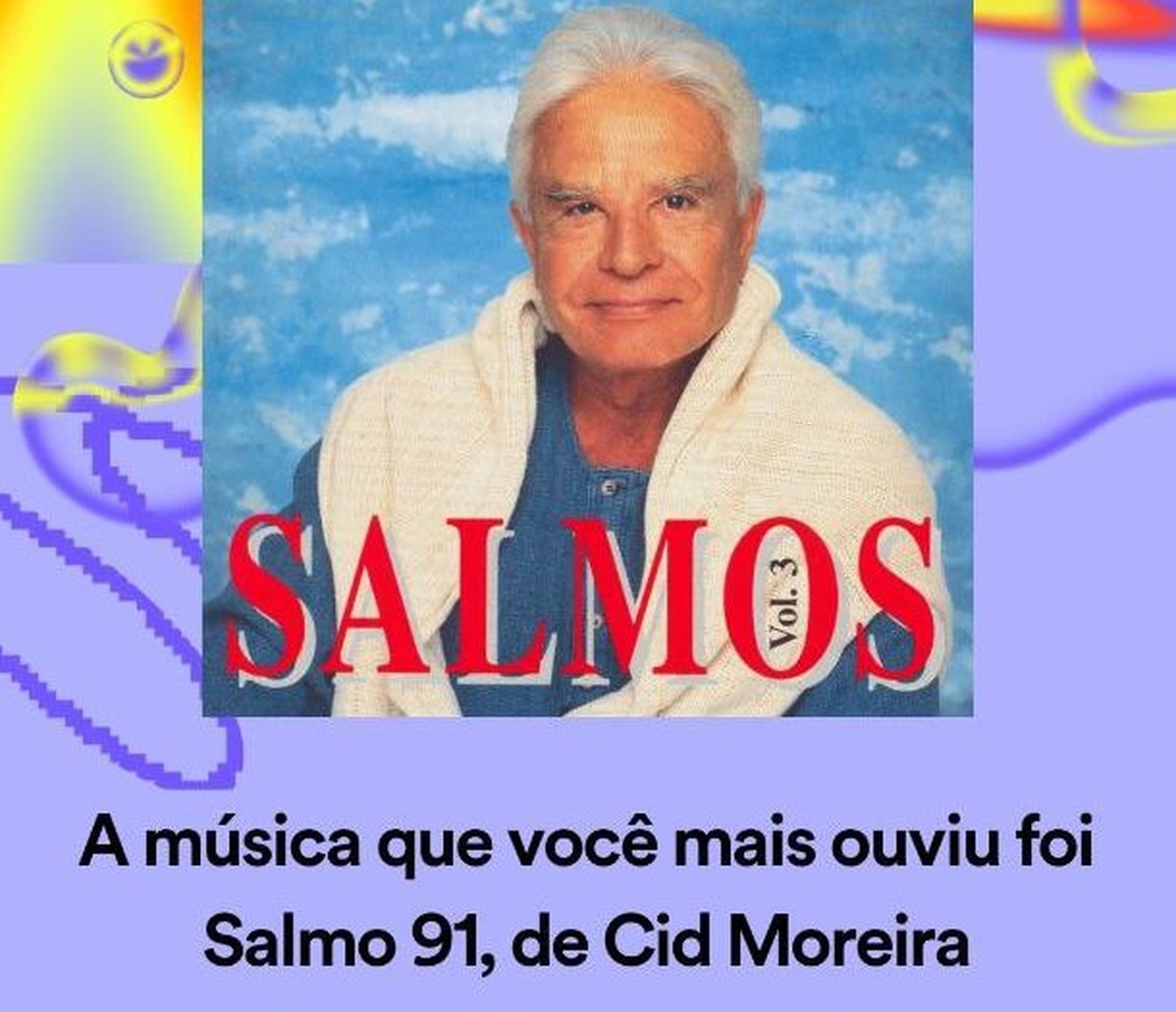 Avó ouve horas de salmos na voz de Cid Moreira, 'estraga' retrospectiva do neto no Spotify e se emociona ao receber mensagem do jornalista