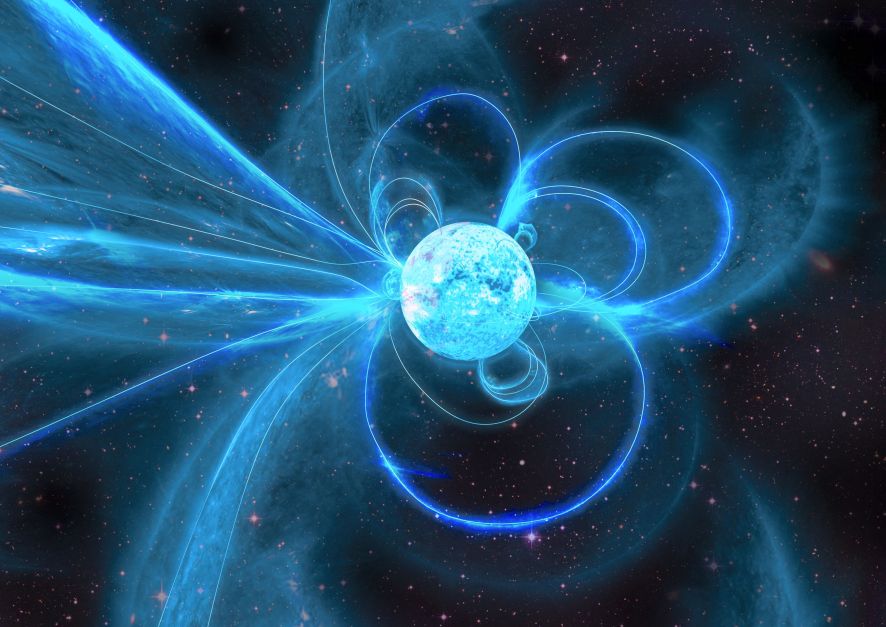 Estrela magnetar, que atua como ímã superpoderoso, acorda depois de uma década