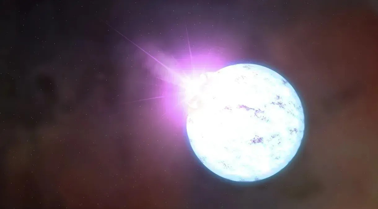 Astrônomos registram sinais da estrela de nêutrons mais lenta já encontrada