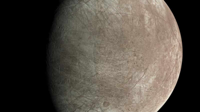 Imagem de lua de Júpiter revela indícios de água líquida sob o gelo