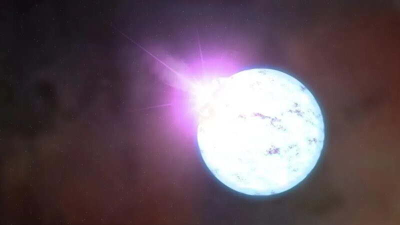 Cientistas detectam explosão gigante de energia em estrela de nêutrons magnética